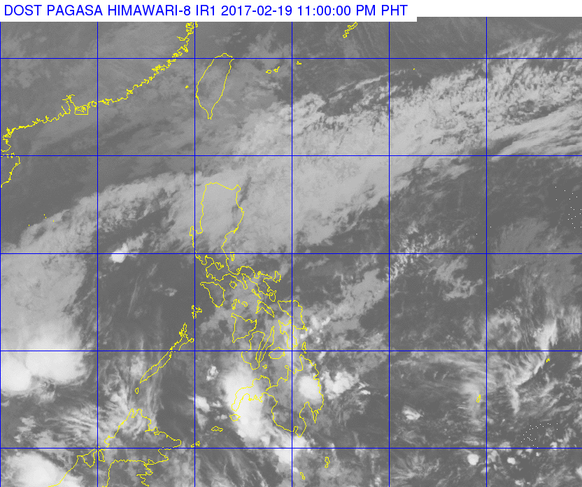 Moderate-heavy rain in Aurora, Quezon on Monday
