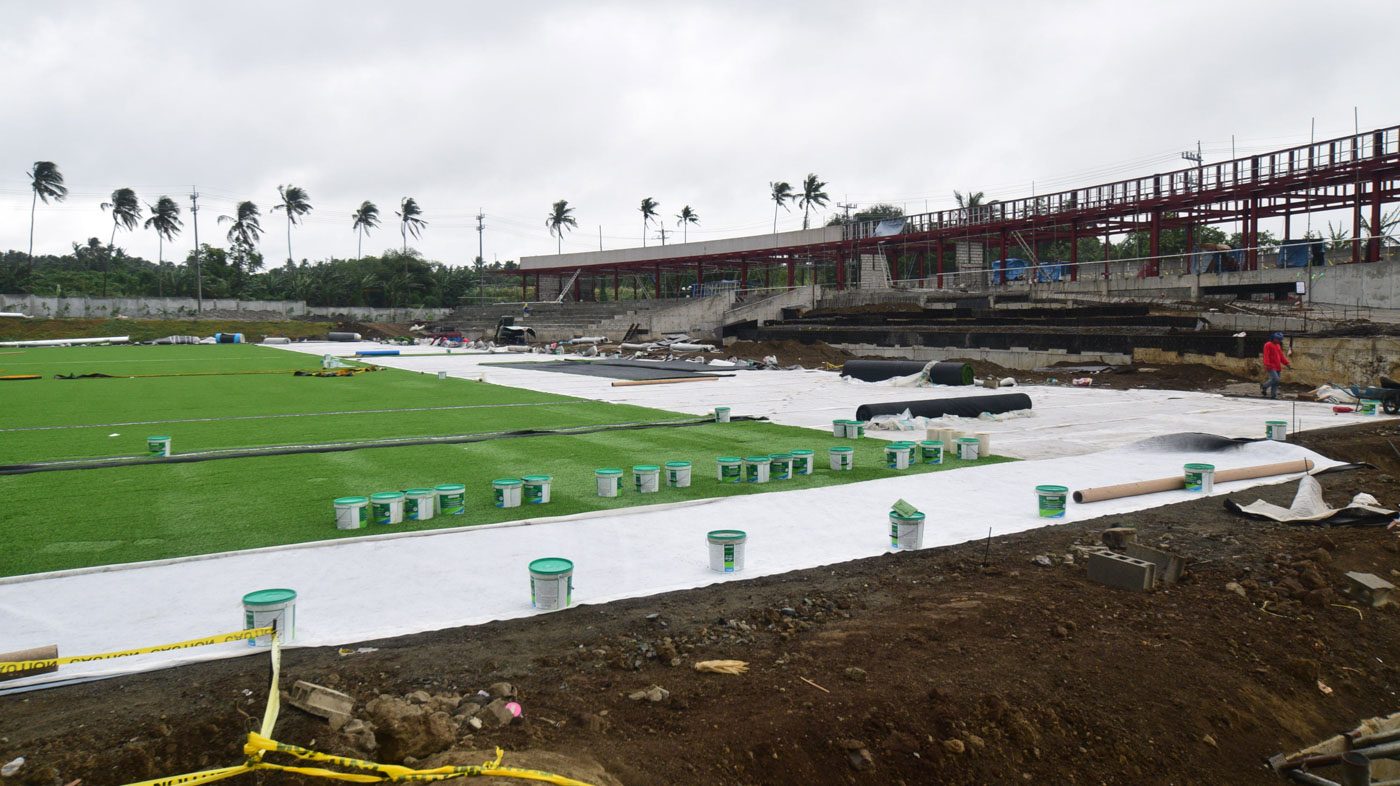 IN PHOTOS: Massive artificial-grass football pitch to open in Lipa
