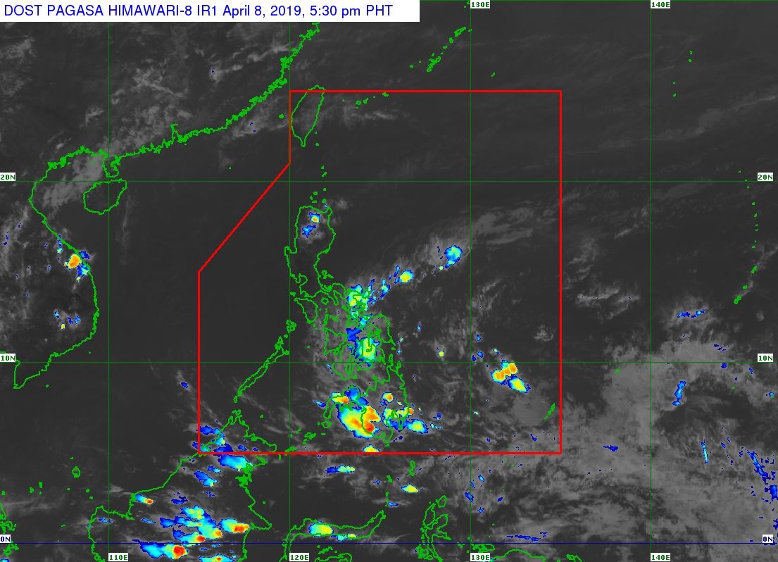 Low pressure area out of PAR, but rain still seen in Mindanao