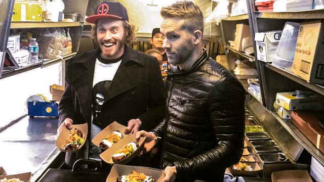 LOOK: Ryan Reynolds gives out sisig chimichangas to fans
