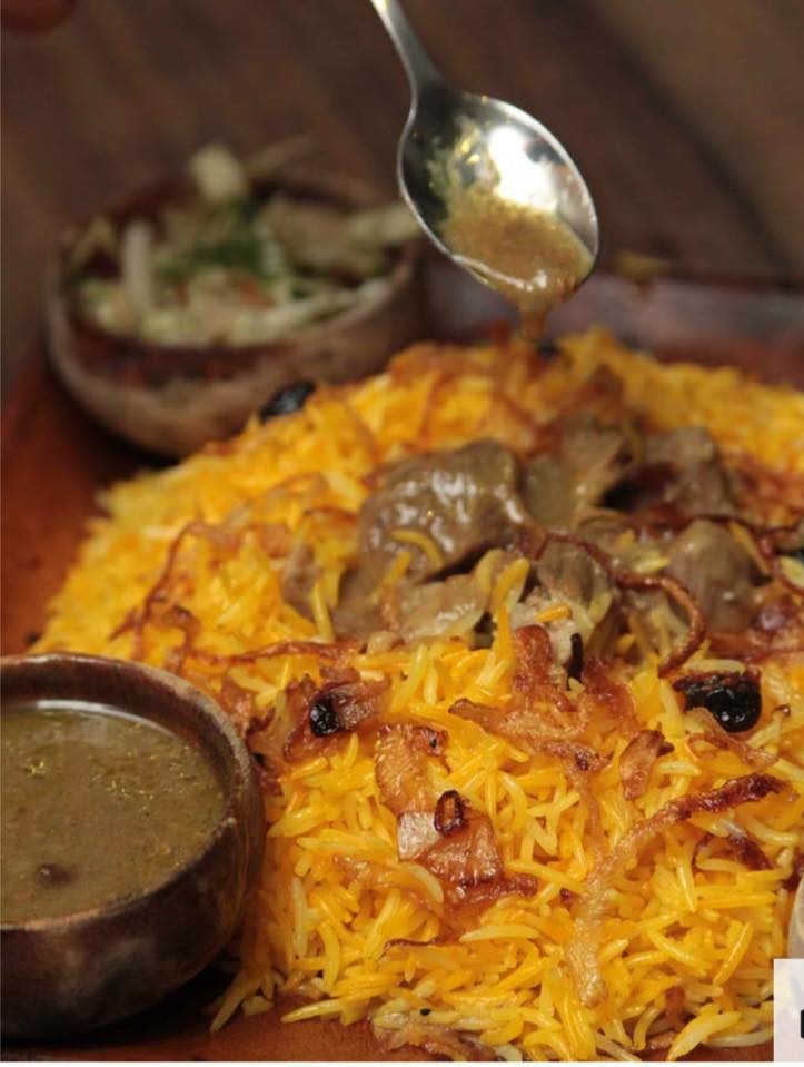 PERSIAN. Kite Kebab's lamb biryani. Photo from Facebook.com/kite-kebab-bar-mediterranean-street-food