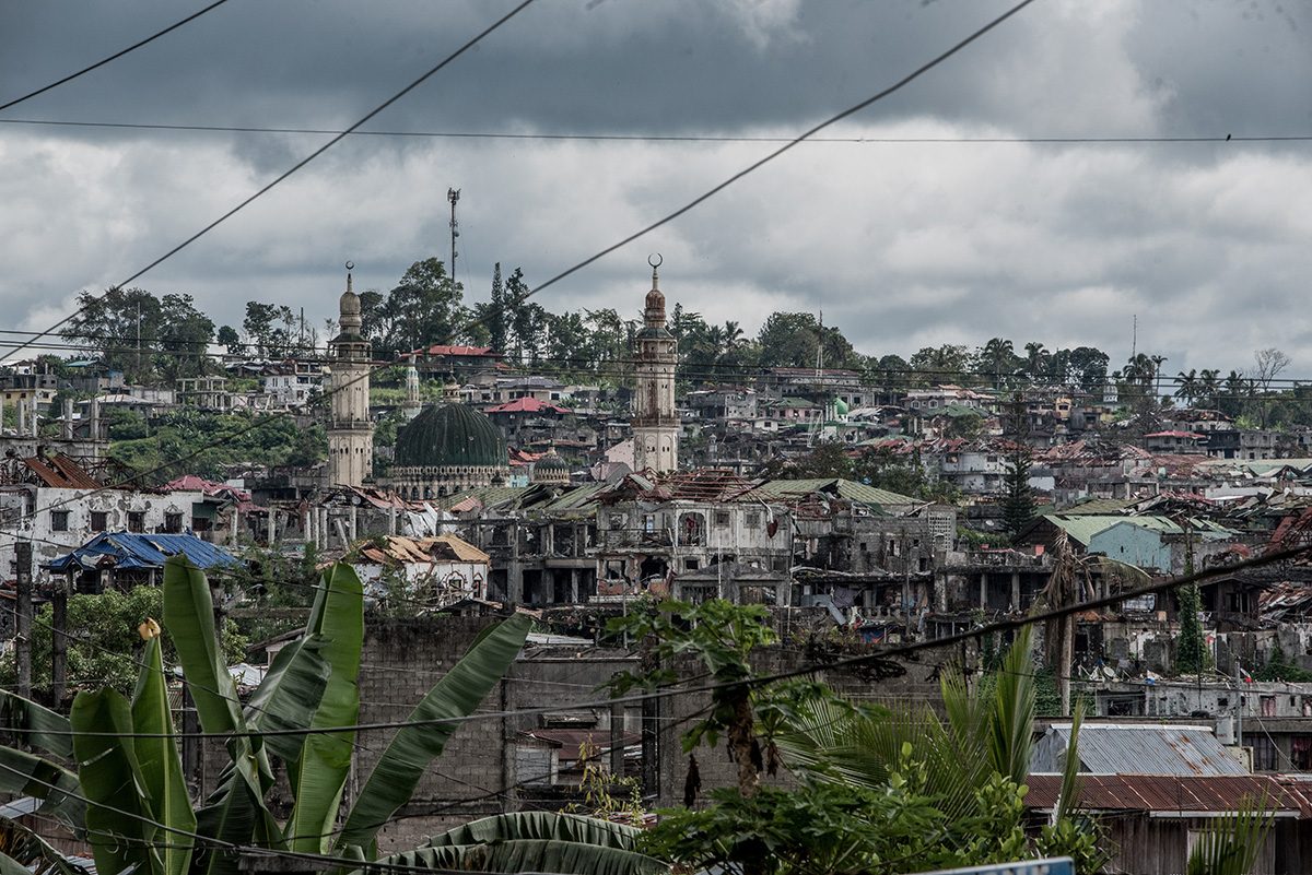 RECOVERY. The armed conflict in Marawi City lasted for nearly 5 months, forcing more than 353,920 to flee their homes. Out of over 90 villages, only 17 have been cleared by security forces for the safe return of residents. Photo by Alecs Ongcal/UNHCR  