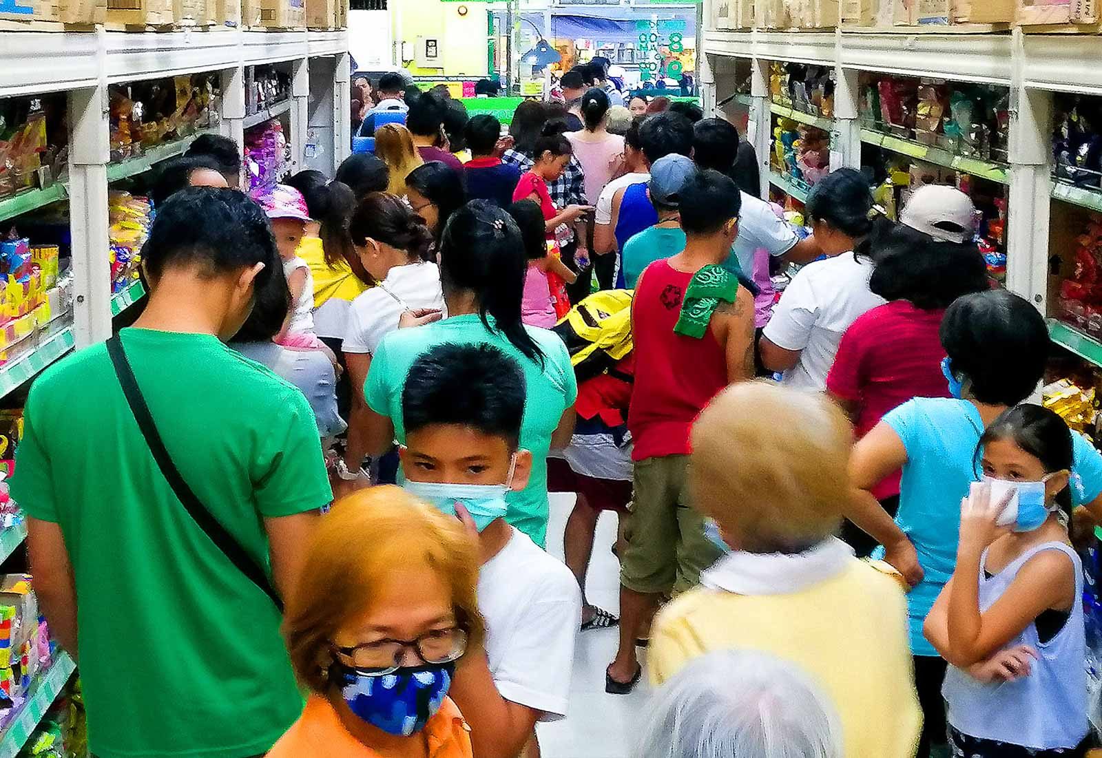 DTI orders groceries to limit number of shoppers