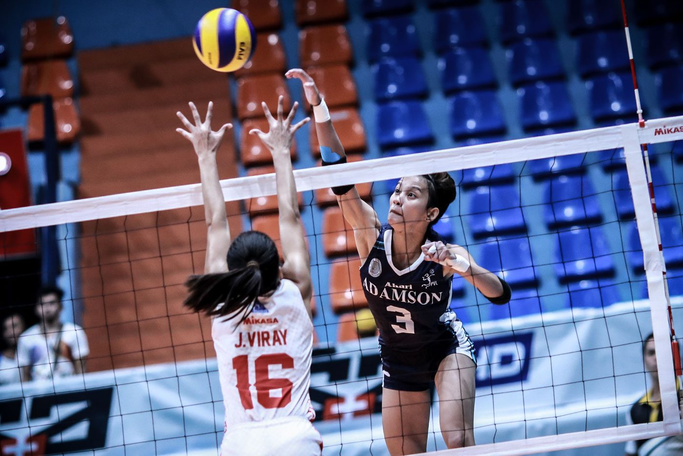 Weary Lady Falcons foil Red Spikers, near sweep