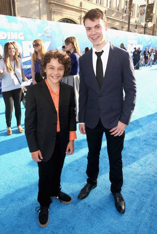 Actors Hayden Rolence and Alexander Gould attend The World Premiere of Disney-Pixar's 'Finding Dory' in Hollywood, California. Photo by Jesse Grant/Getty Images for Disney /AFP 