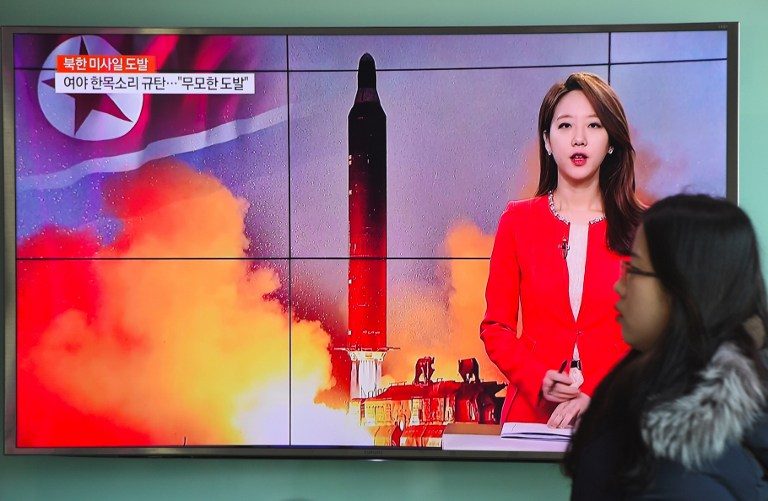 North Korea fires ballistic missile, drawing tough response from Trump