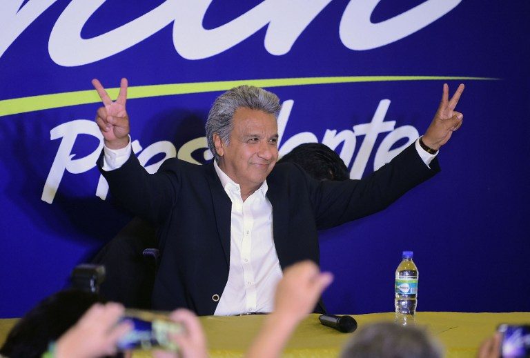 Moreno edges toward outright win in Ecuador presidential vote