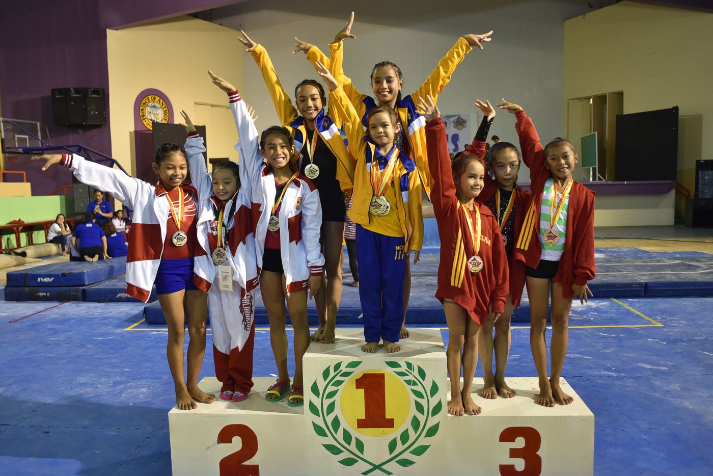 NCR reigns supreme in gymnastics with 33 golds on 2nd day of Palaro 2017