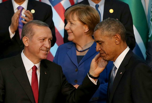 Noisy US welcome as Erdogan defends hardline stance