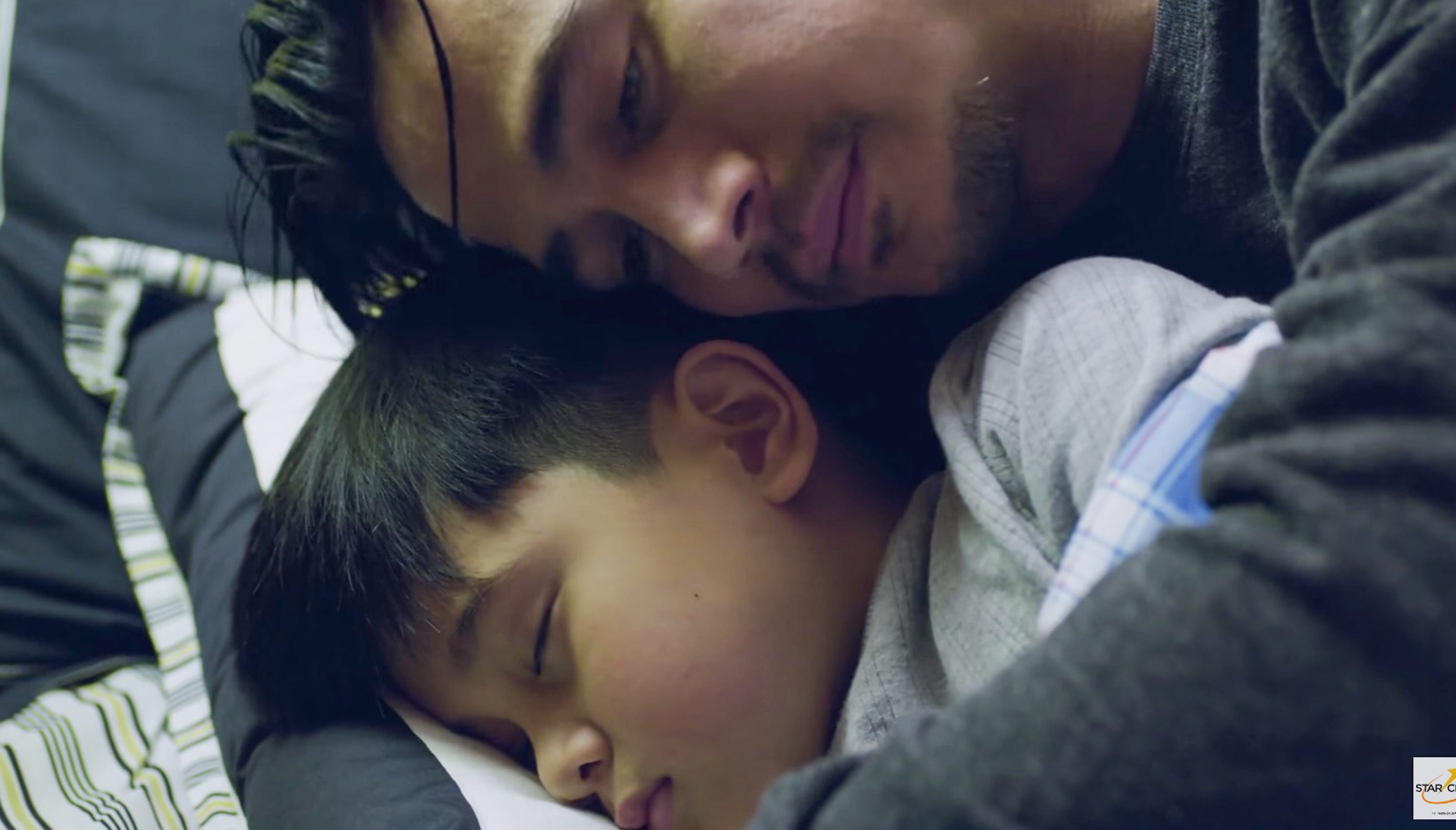 FATHER AND SON. Piolo Pascual and Raikko Mateo in a scene in 'Northern Lights.' Screengrab from YouTube/ABS-CBN Star Cinema 