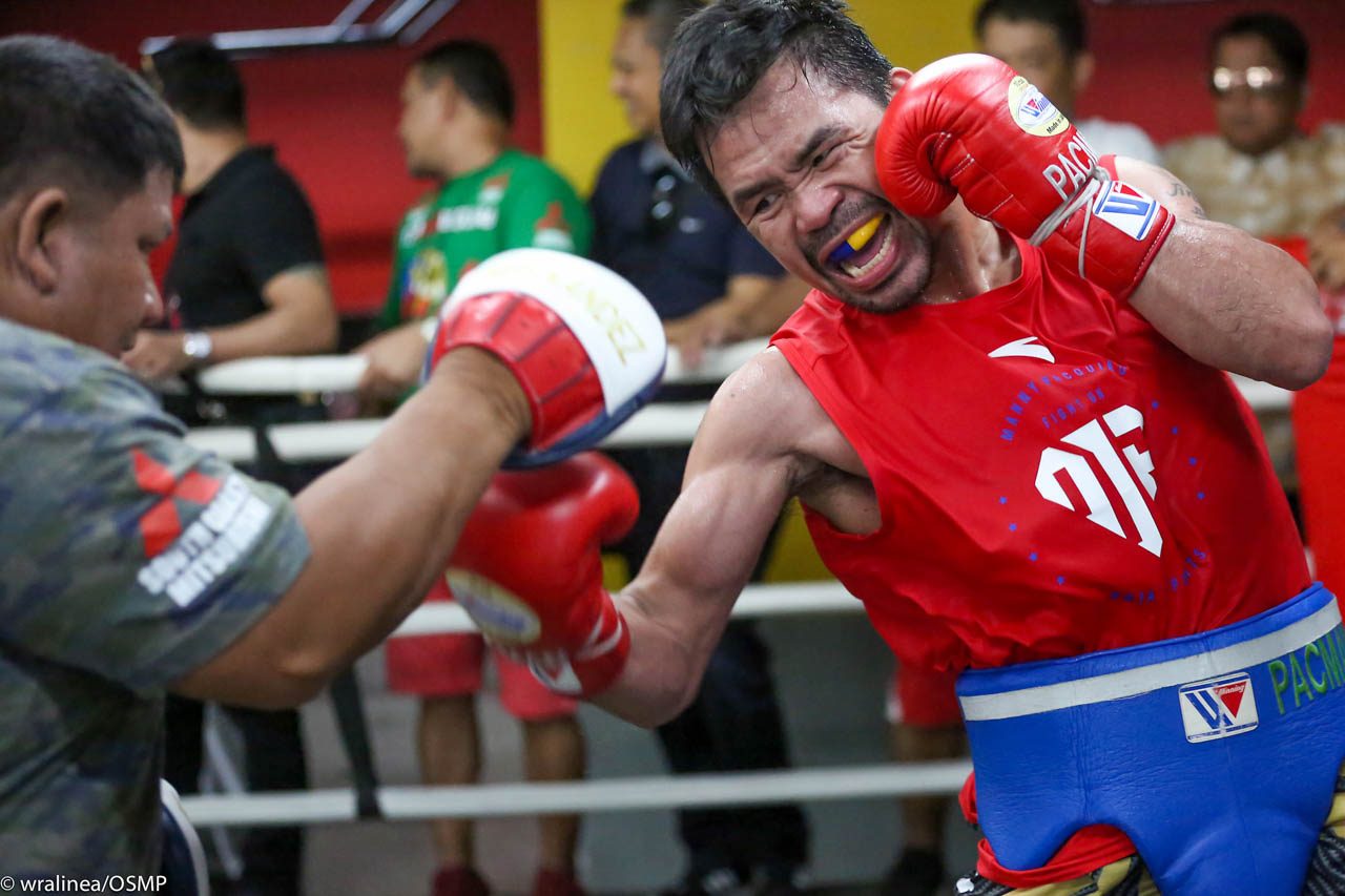 Pacquiao kicks off sparring with 4 rounds vs Tszyu