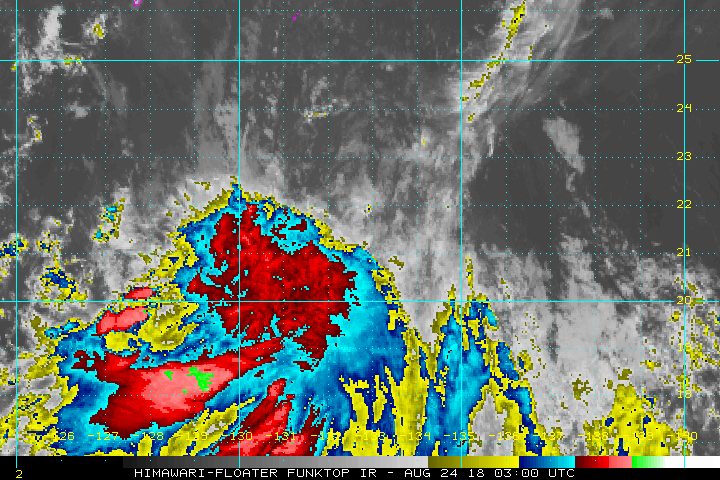 Tropical Depression Luis weaker, but still enhancing monsoon