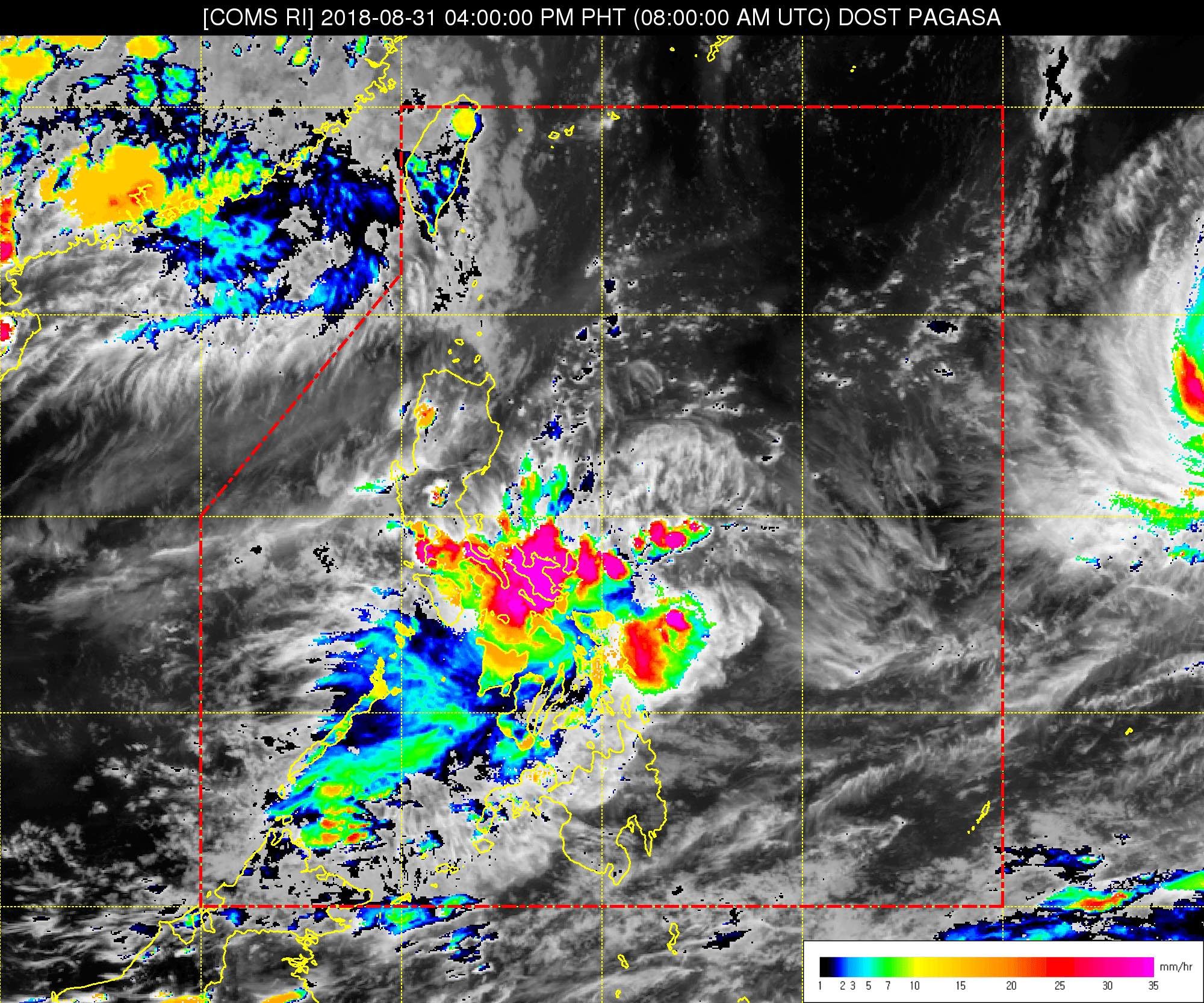 Rainy September 1 in parts of PH due to LPA