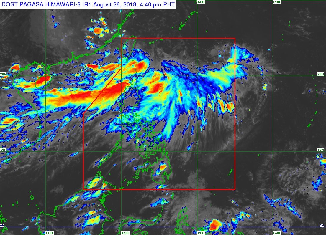 Monsoon rain expected in parts of Luzon on August 27