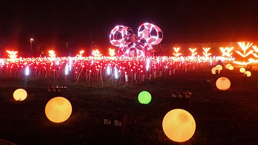 MORE MAGIC. The field is further made colorful with other elements like glow globes.
 