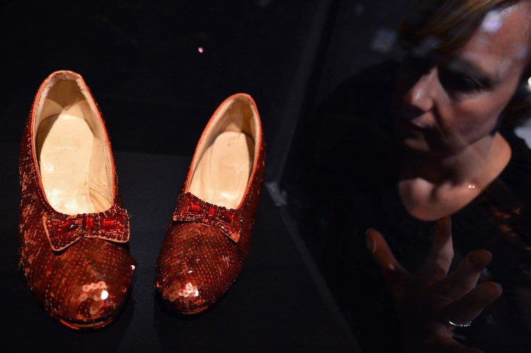 Stolen ‘Wizard of Oz’ slippers found after 13 years