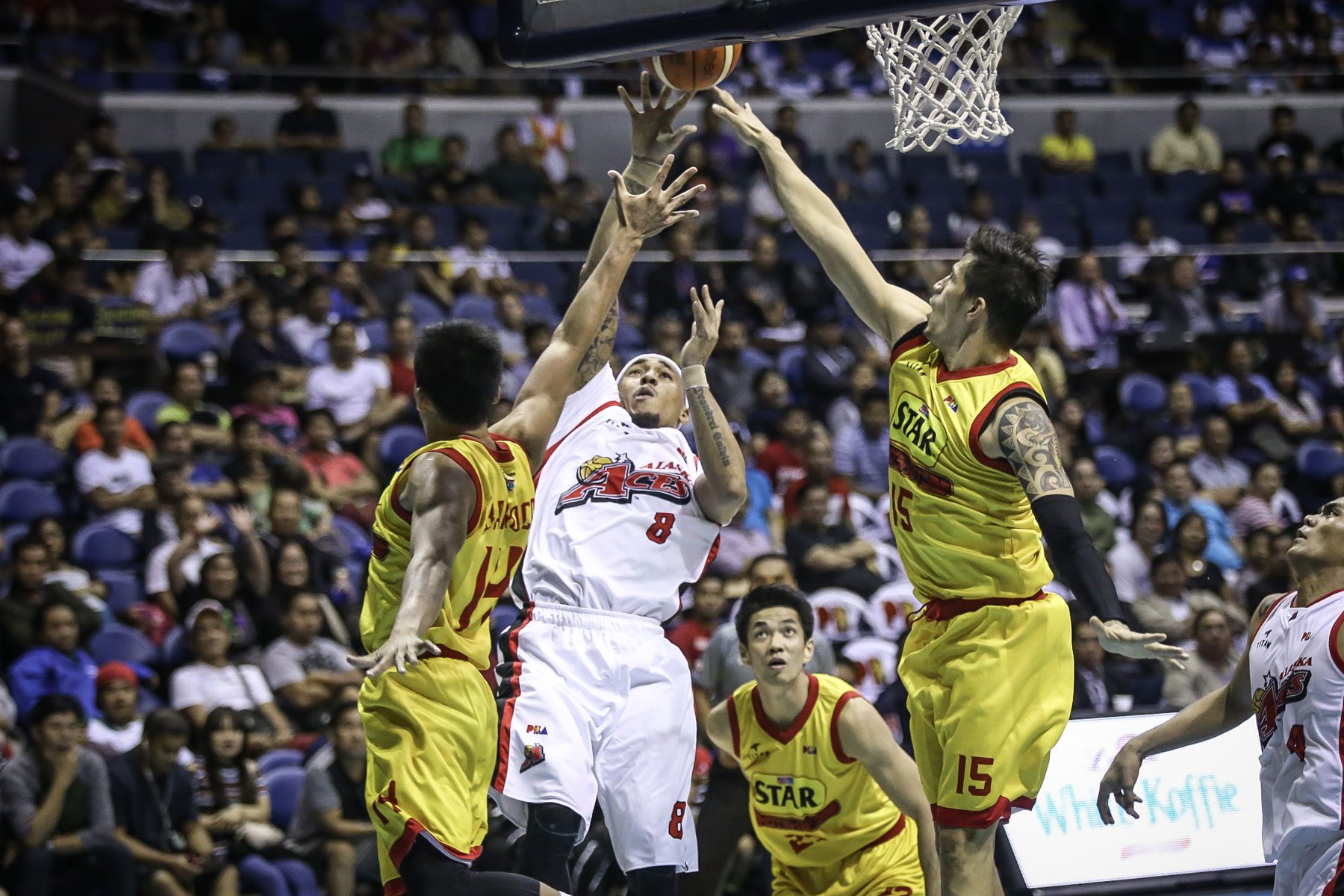 Abueva, Manuel combine for 48 as Alaska grinds out win over Star in OT