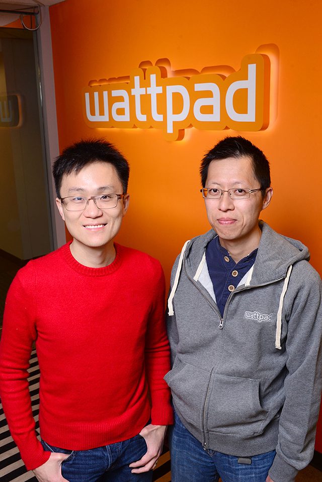 FOUNDERS. Allen Lau and Iven Yuen, creators of Wattpad. Photo courtesy of Wattpad 