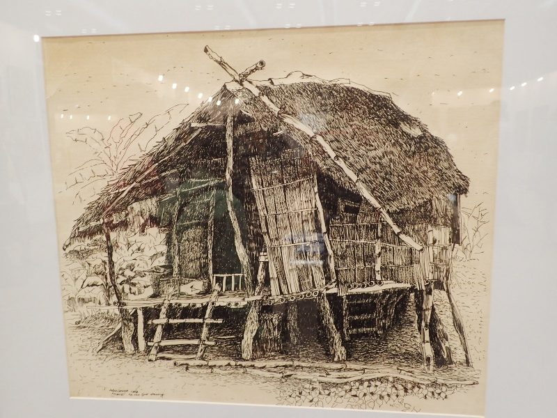 BAHAY KUBO. There are even artworks like this one from Manuel Baldemor that summon idyllic scenes of rural life 