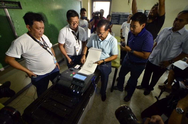 Precincts open; Binay, Marcos early voters