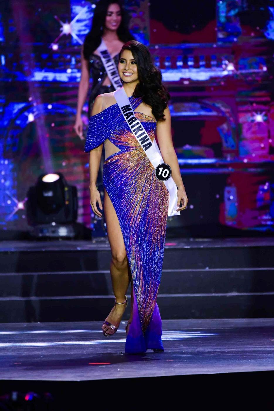 Maan Marquez during the Bb Pilipinas coronation night in 2019. File photo by Alecs Ongcal/Rappler 