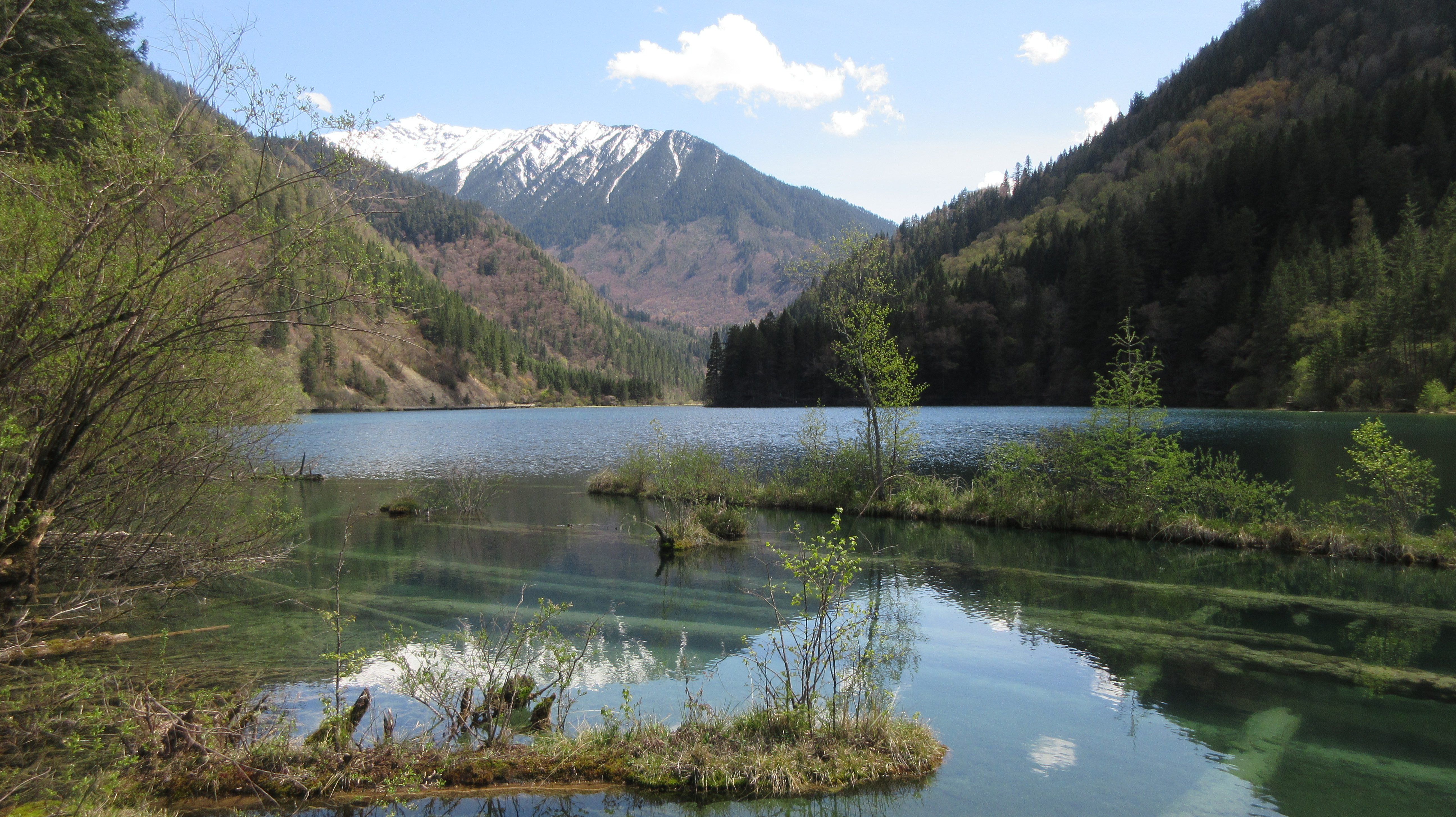 REFLECTIONS. The lakes of Jiuzhaigou are often mirror-like, creating a reflection of the surrounding landscape at the right time of day and weather. 