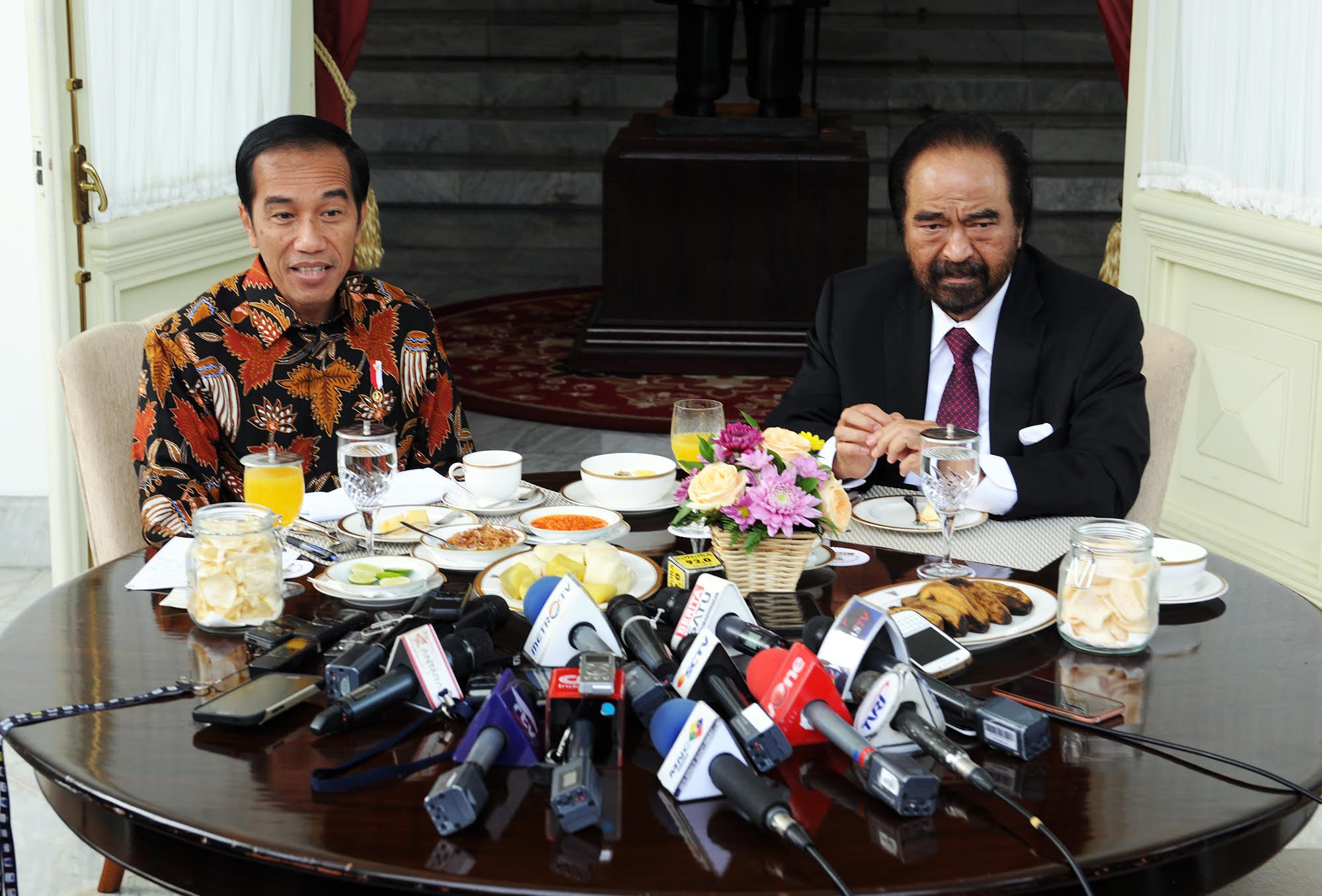 Jokowi dan Paloh bertemu bahas antisipasi dugaan makar
