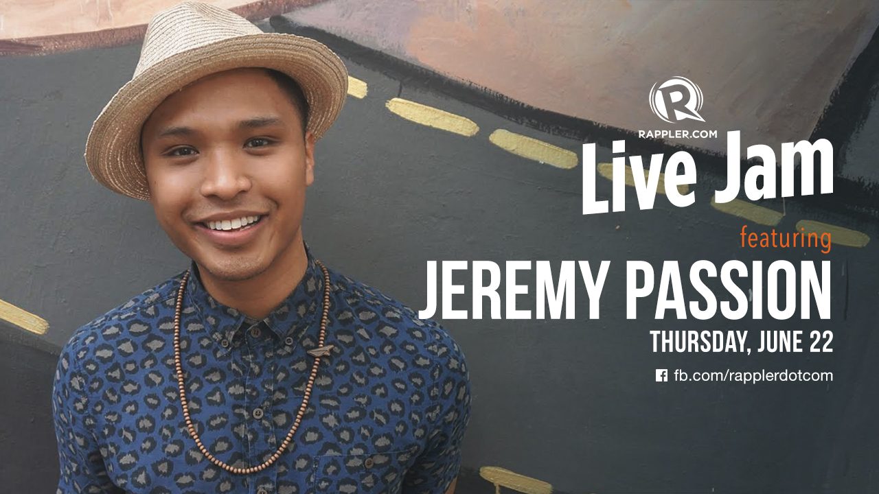 [WATCH] Rappler Live Jam: Jeremy Passion