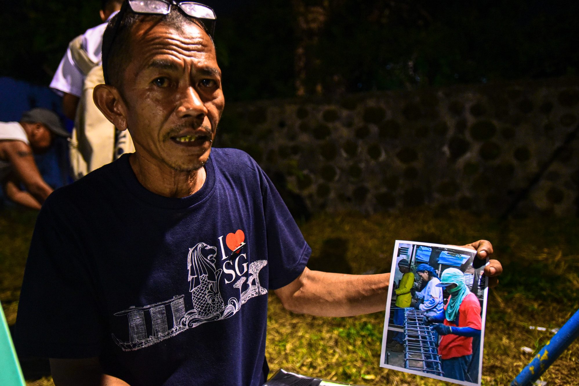 HELPLESS. Norman Ramos seeks justice for his son Kim Lester Ramos. Photo by Maria Tan/Rappler 