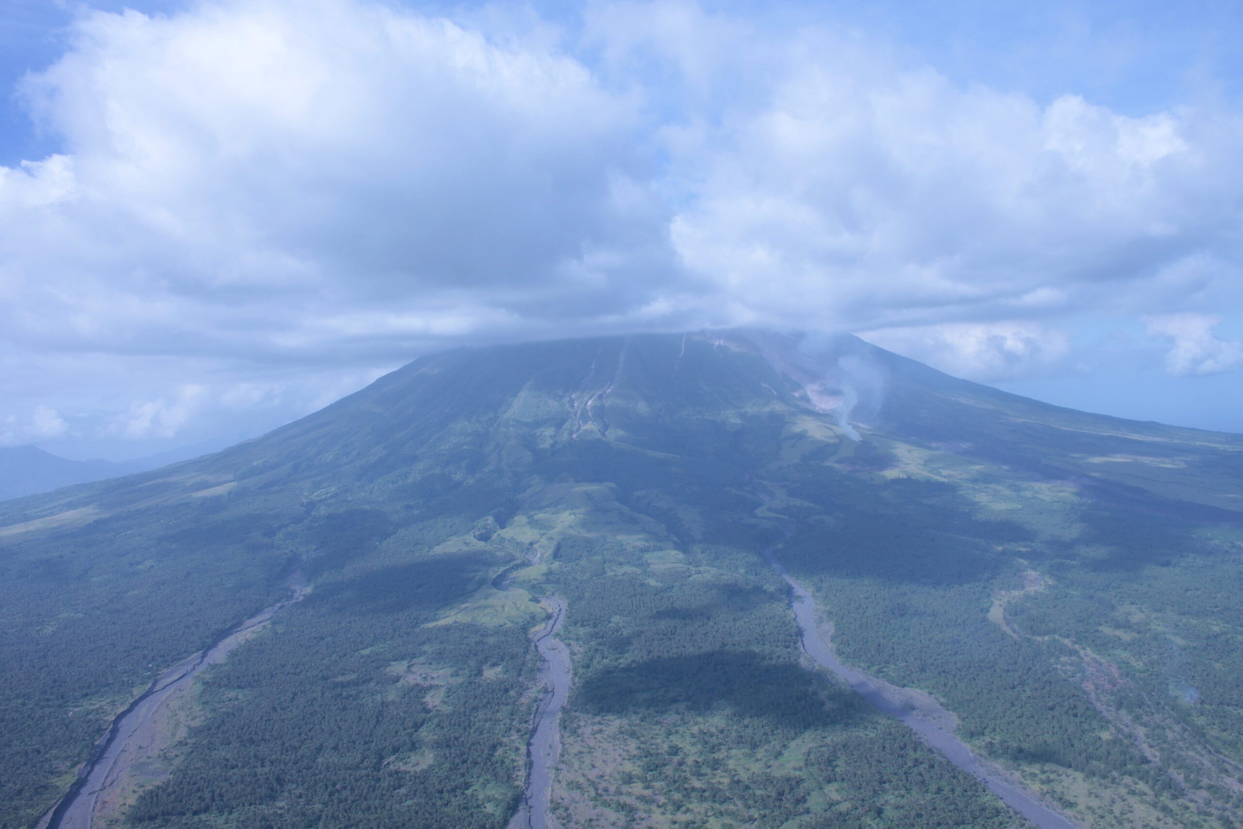 Phivolcs warns of lahar flow from Mayon after rainfall