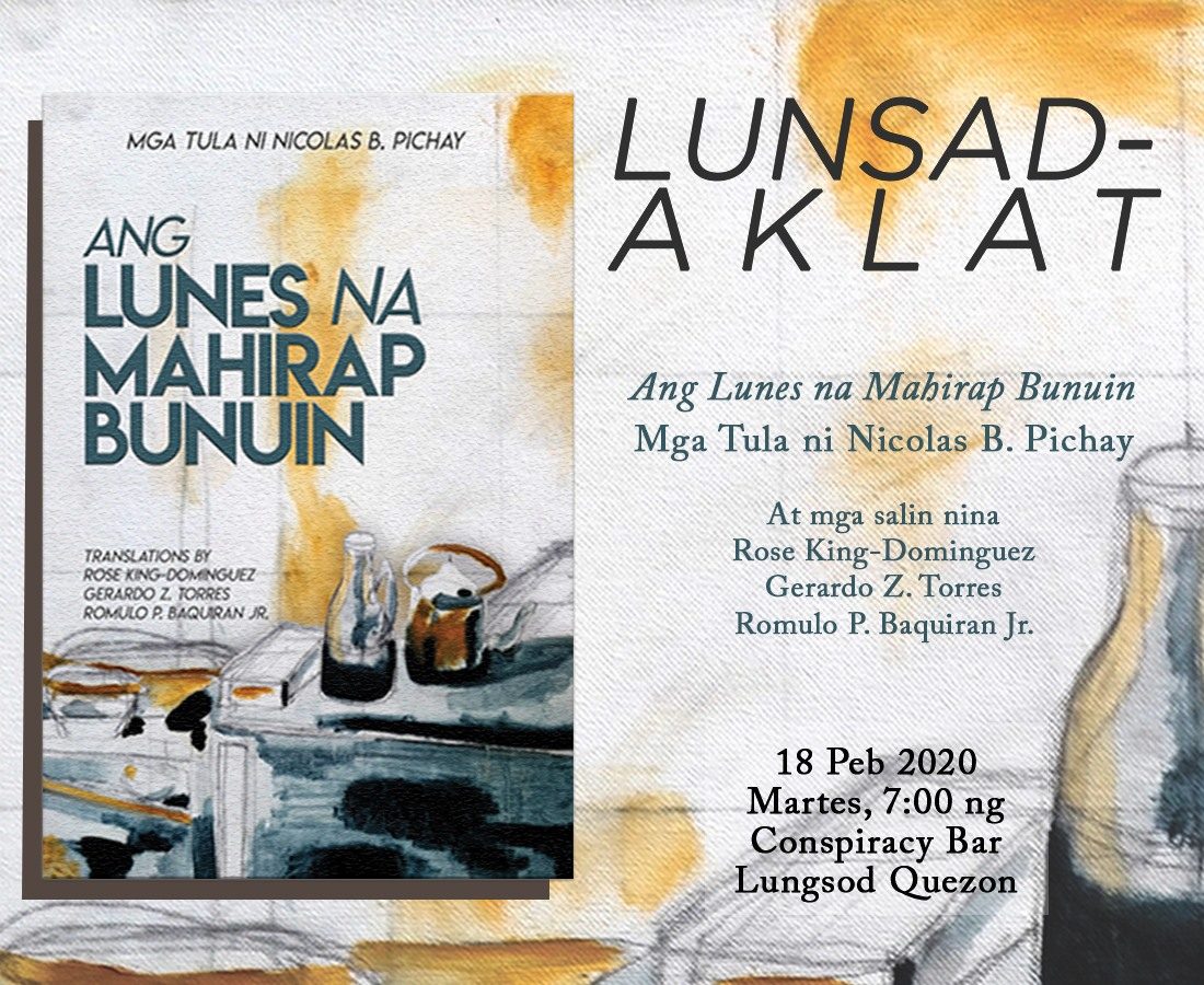Librong LIRA launches Nick Pichay’s poetry book
