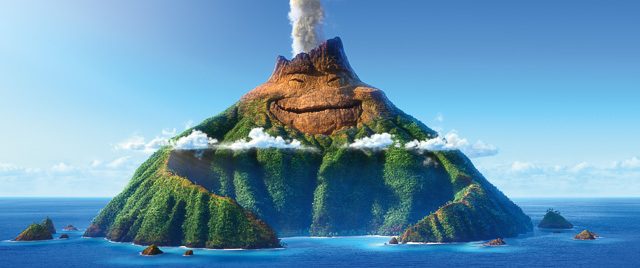 LAVA. Pictured: Uku. Inspired by the isolated beauty of tropical islands and the explosive allure of ocean volcanoes, 'LAVA' is a musical love story that takes place over millions of years. Photo courtesy of Disney-Pixar 