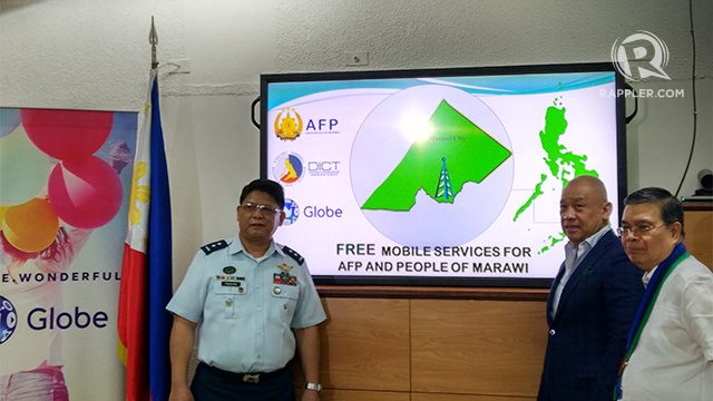 Globe offers free calls, text messages for 15 days in Marawi