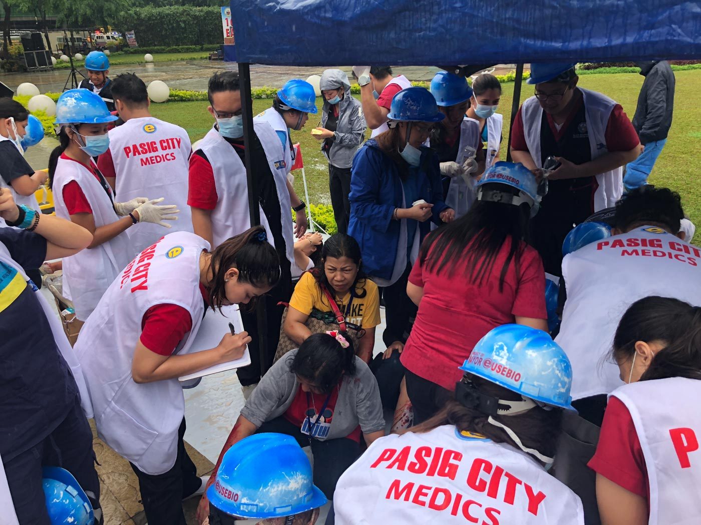 IN PHOTOS: Pasig holds 10th citywide earthquake drill