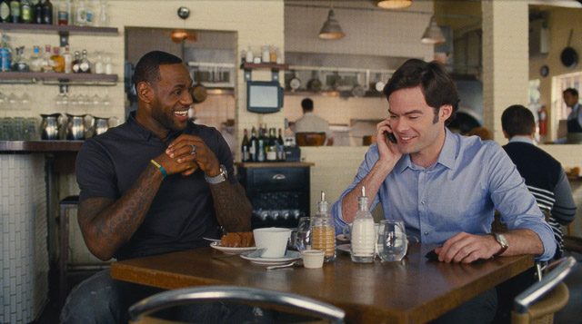 WINGMAN. Aaron calls up Amy at the insistence of Lebron. Photo courtesy of United International Pictures 