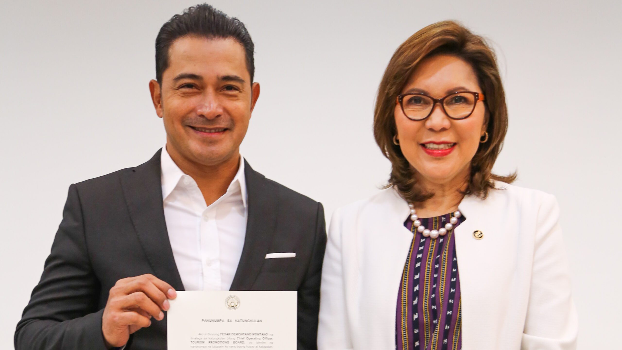 LOOK: Cesar Montano is officially DOT Tourism Promotions Board COO