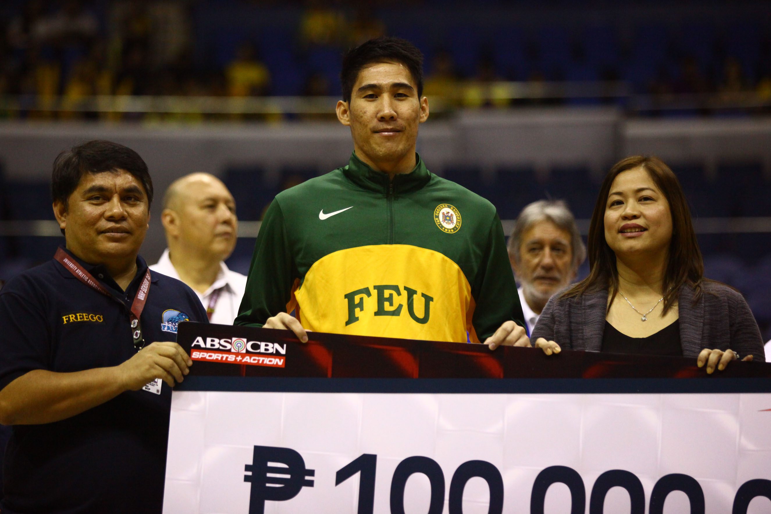 BIG MAC. The FEU stud is the lone player from his team to win an award. Photo by Josh Albelda/Rappler 