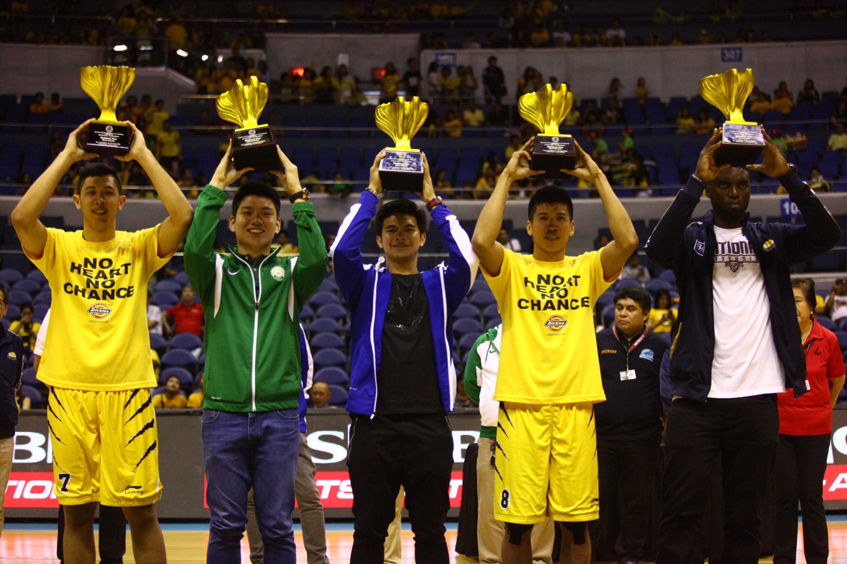 TOP 5. Here are the athletes that performed best this UAAP season. Photo by Josh Albelda/Rappler 