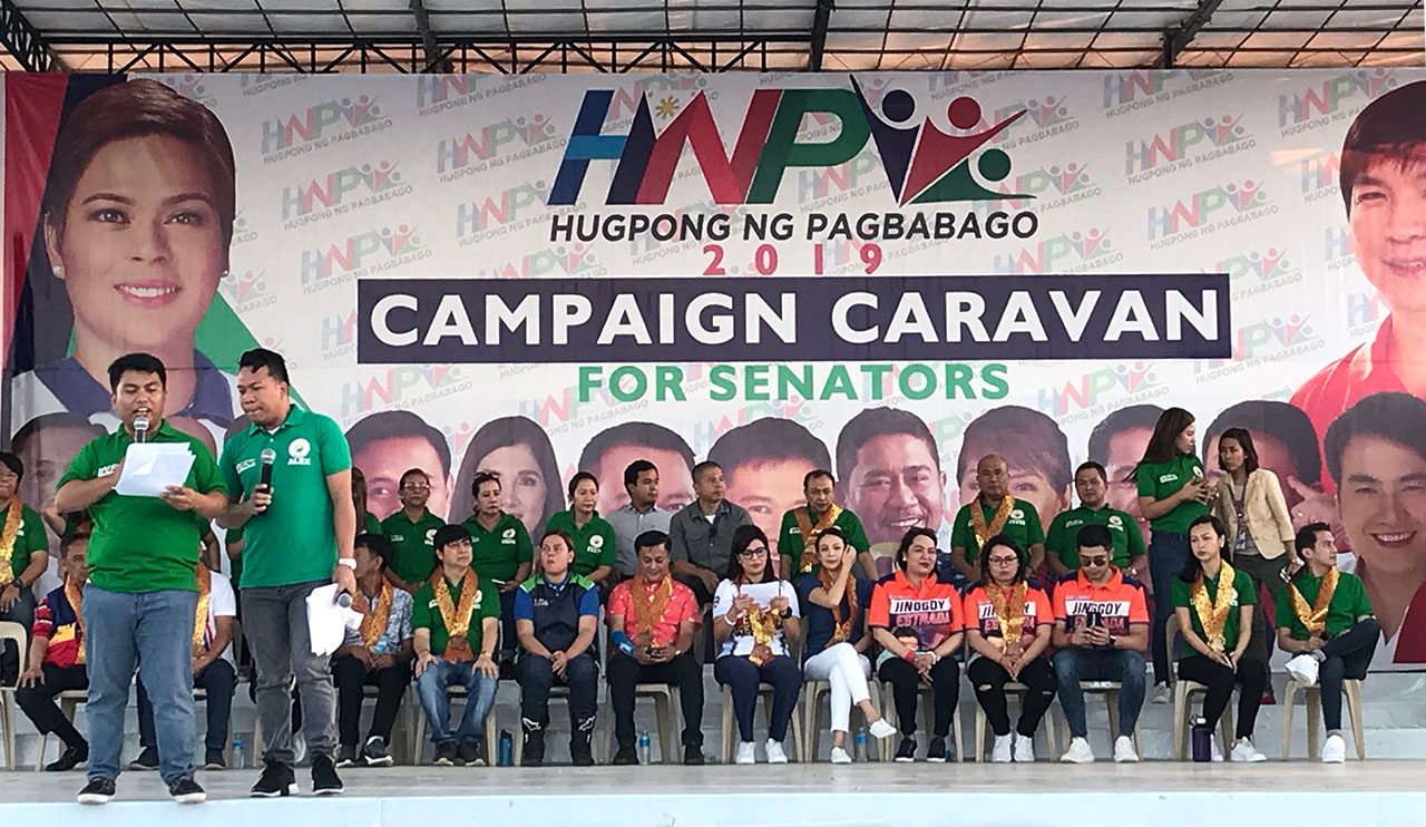 Sara Duterte, HNP bets appear at opposing parties’ rallies in Isabela