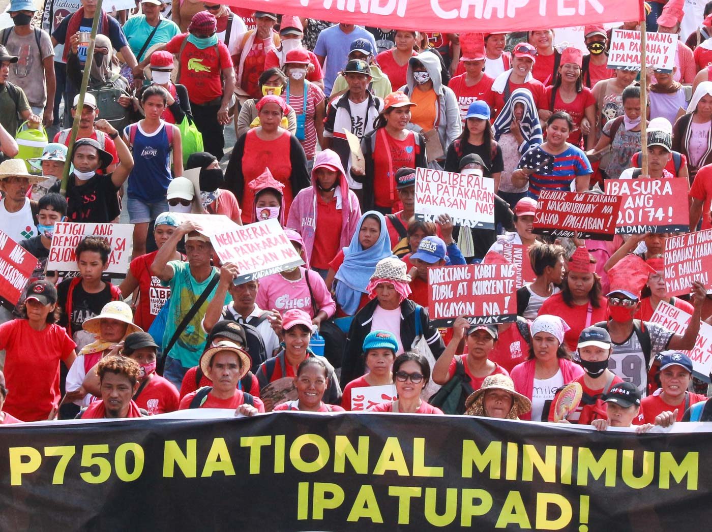 Makabayan bloc calls for national minimum wage