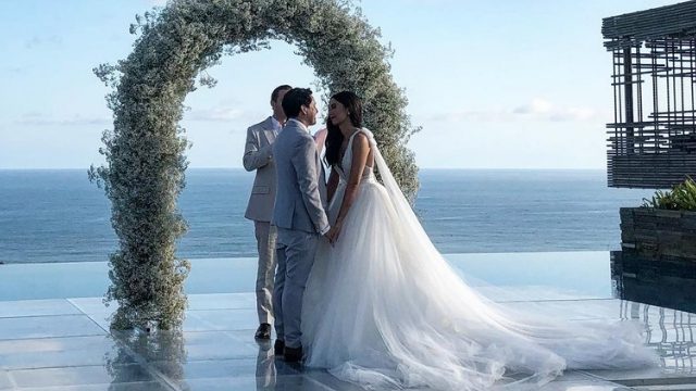 IN PHOTOS: Martine Cajucom and Cliff Ho’s Bali wedding