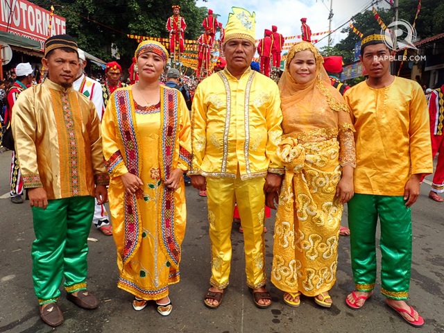MUSLIM MANOBOS. Indigenous people who have also embraced another faith, like the Muslim Manobos, also participate in the festival. 