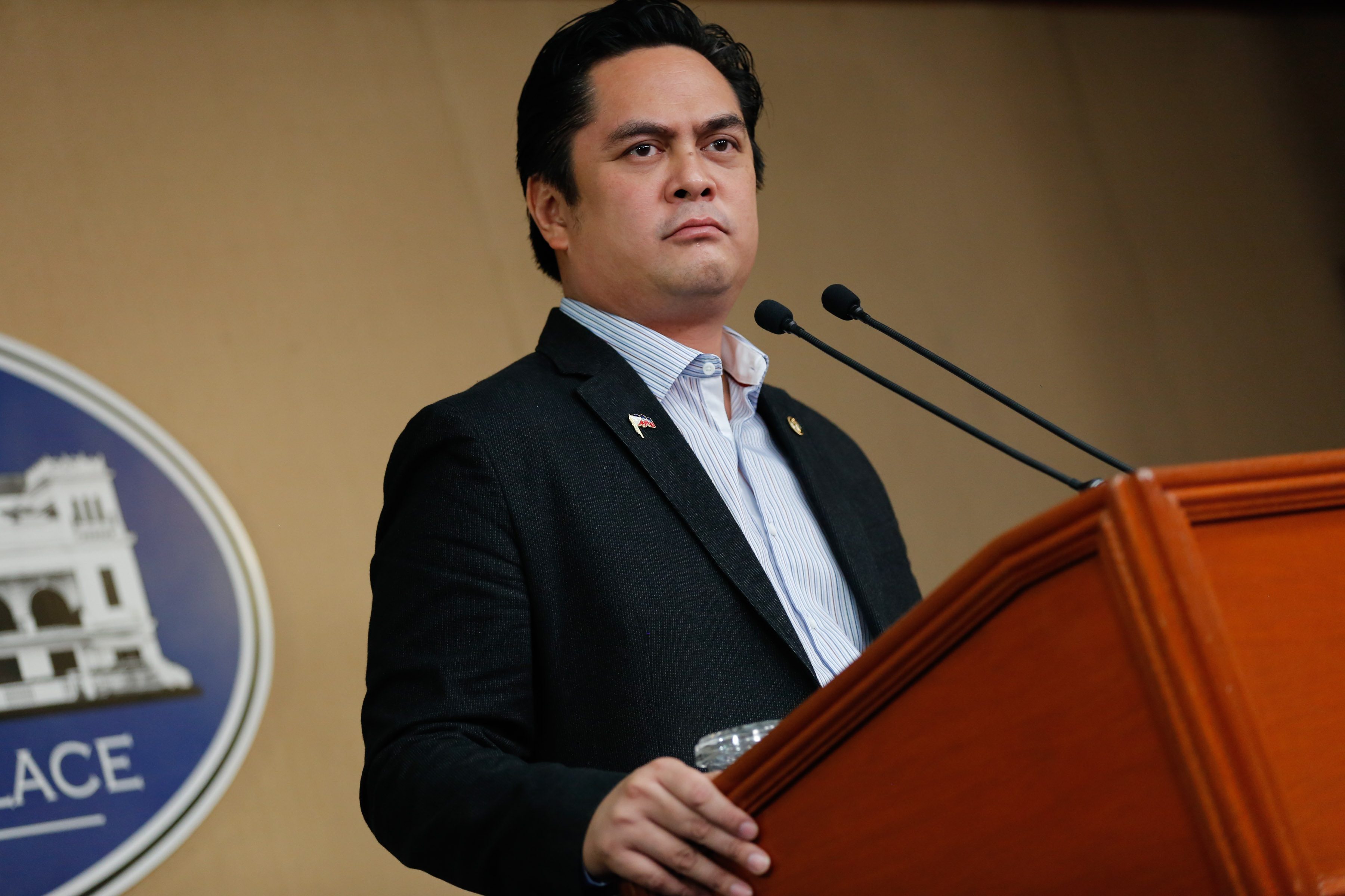 SPECIAL TREATMENT. Presidential Communications Secretary Martin Andanar has given bloggers special treatment, often using gov't resources. Photo by Toto Lozano/PPD 