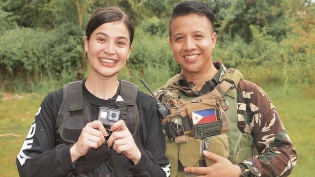 WATCH: Marawi soldier takes battle footage with GoPro from Anne Curtis