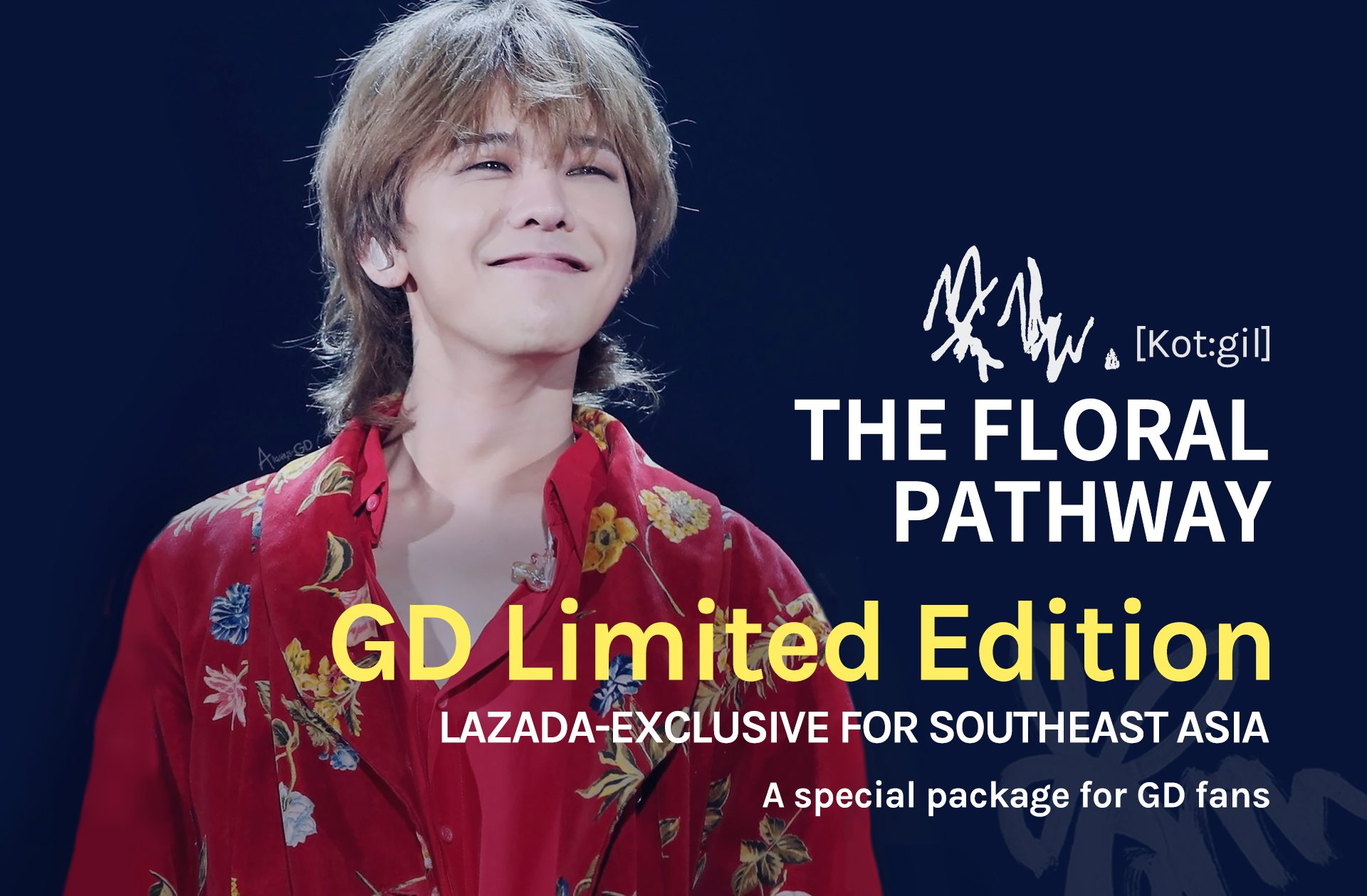 LOOK: Big Bang’s G-Dragon bids farewell to fans with gift set on Lazada