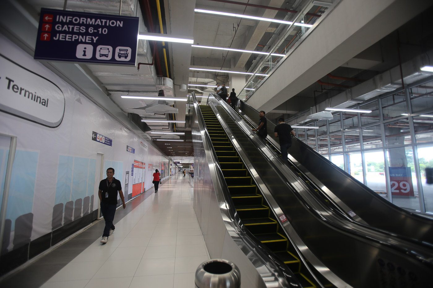 MULTILEVEL. The terminal will have different loading and unloading areas for each type of public transportation, as well as commercial spaces. Photo by Ben Nabong/Rappler 