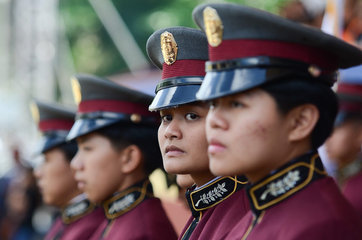 WOMEN POWER. Female cadets of the Academy. 