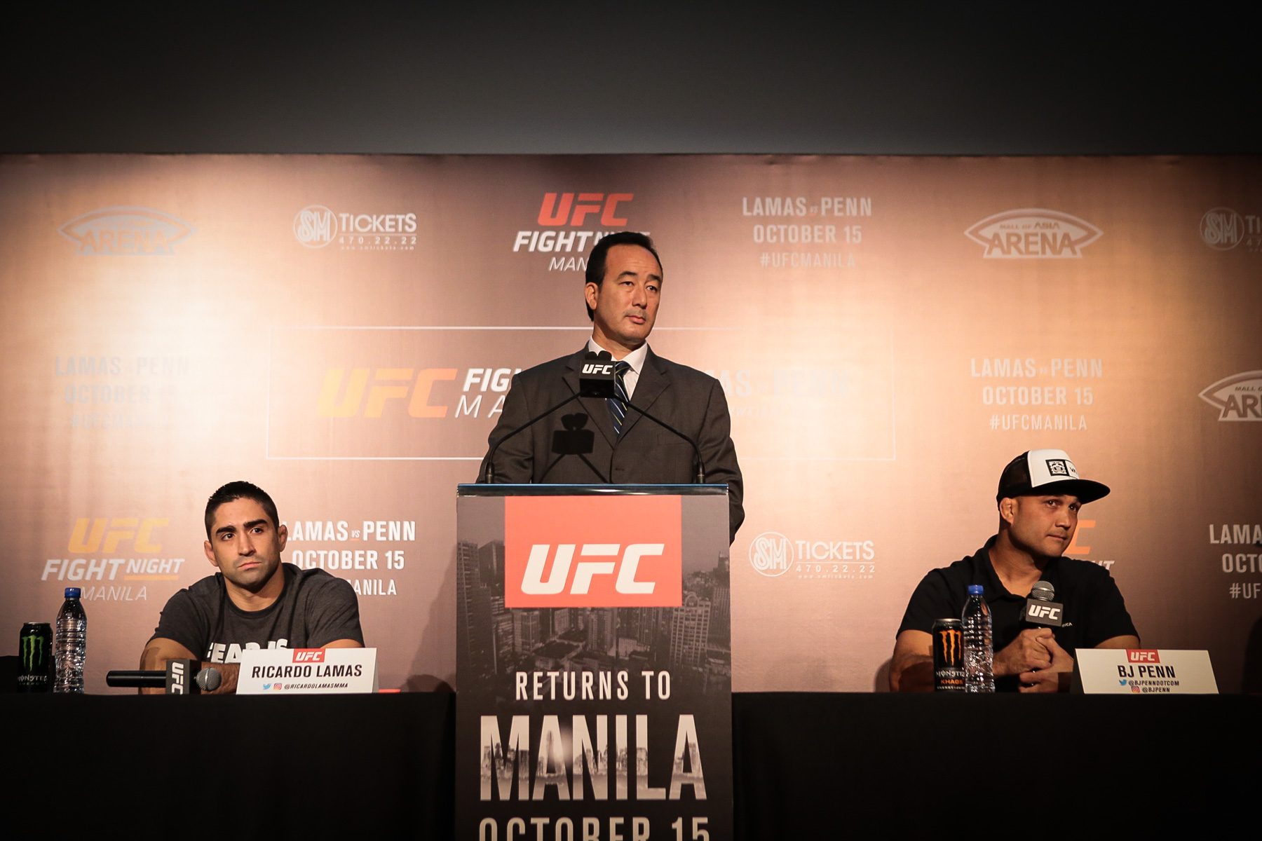BJ Penn chose to fight in Manila over New York
