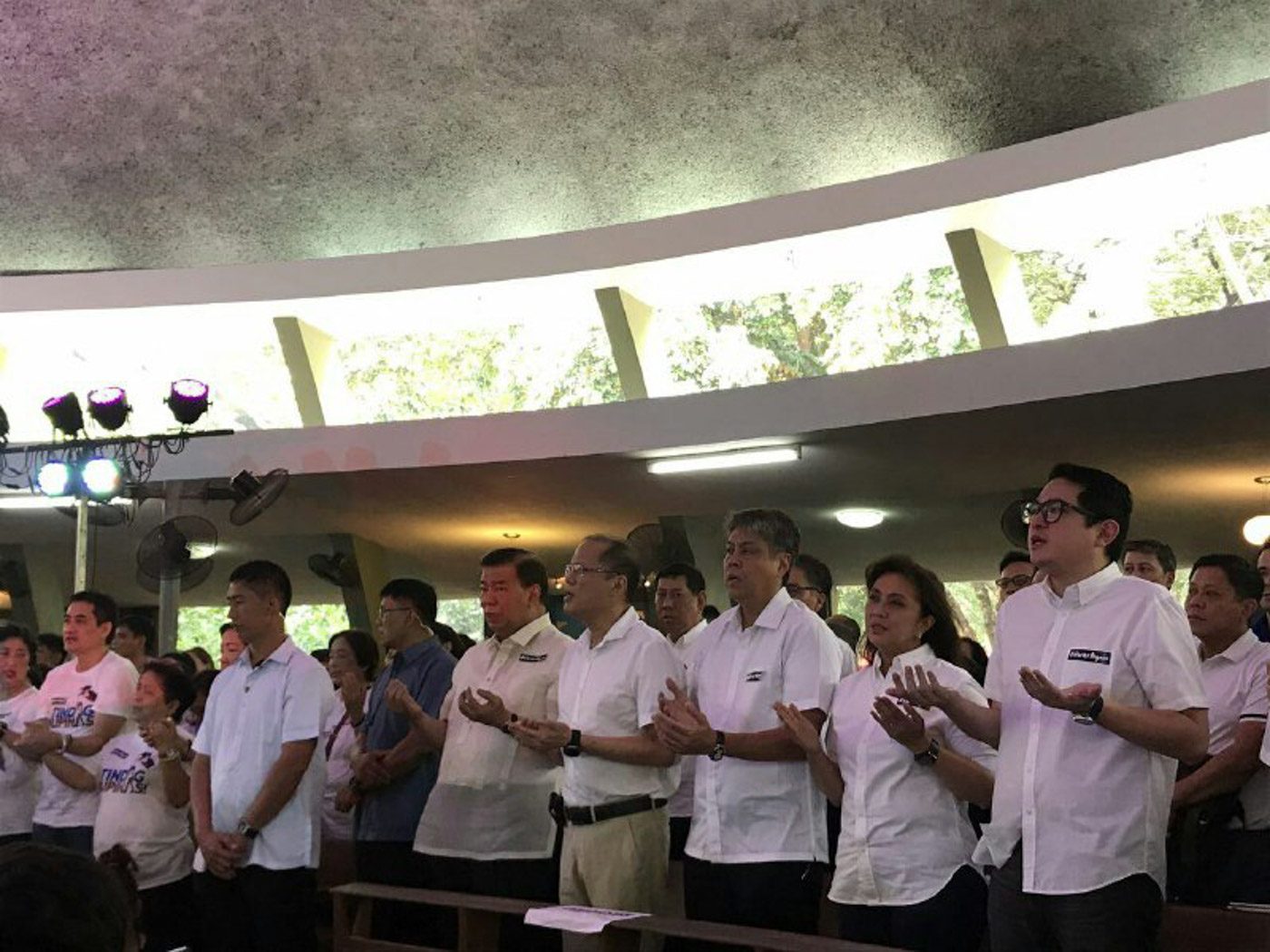 Aquino, Liberal Party members lead ‘Mass for justice’