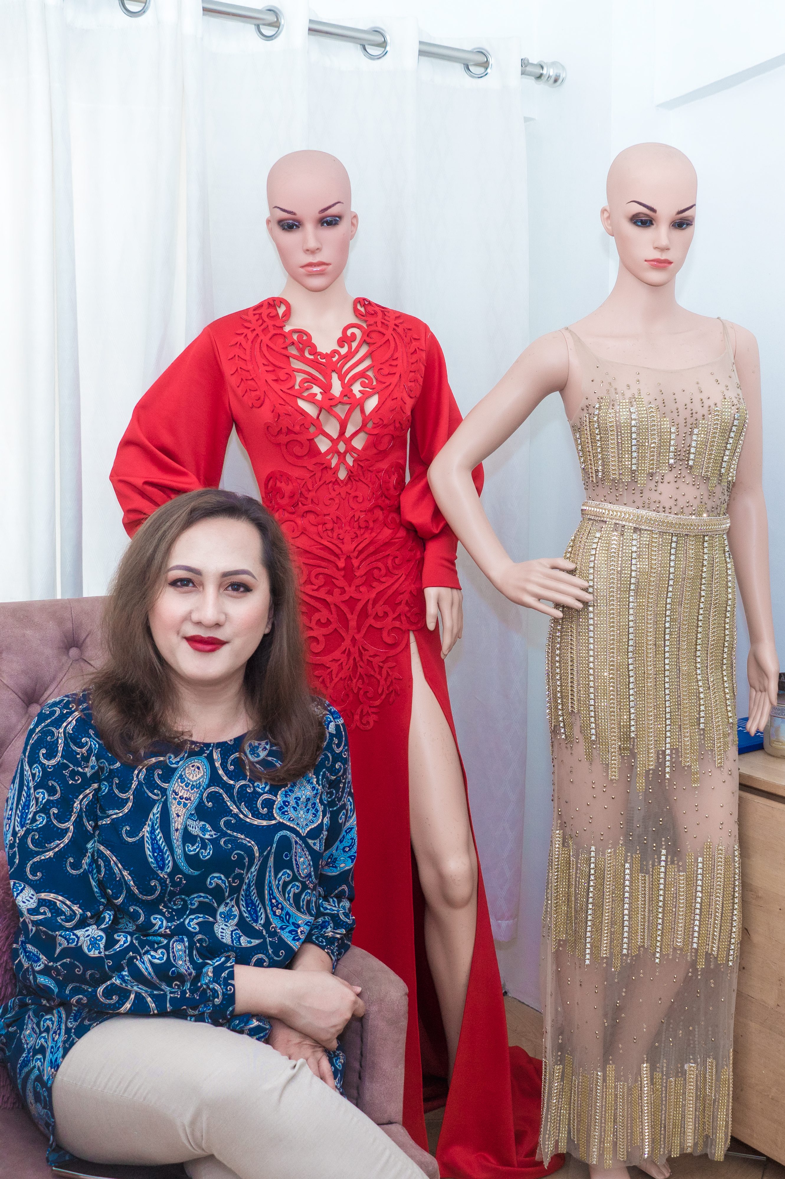 BOHOL'S PRIDE. Aside from pageantry, Mikee Andrei's line includes bridal and resort wear.  